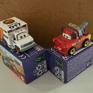 Rescue Morgan(#27) & Mater(#31). 

Cars Die-Cast Toy Set